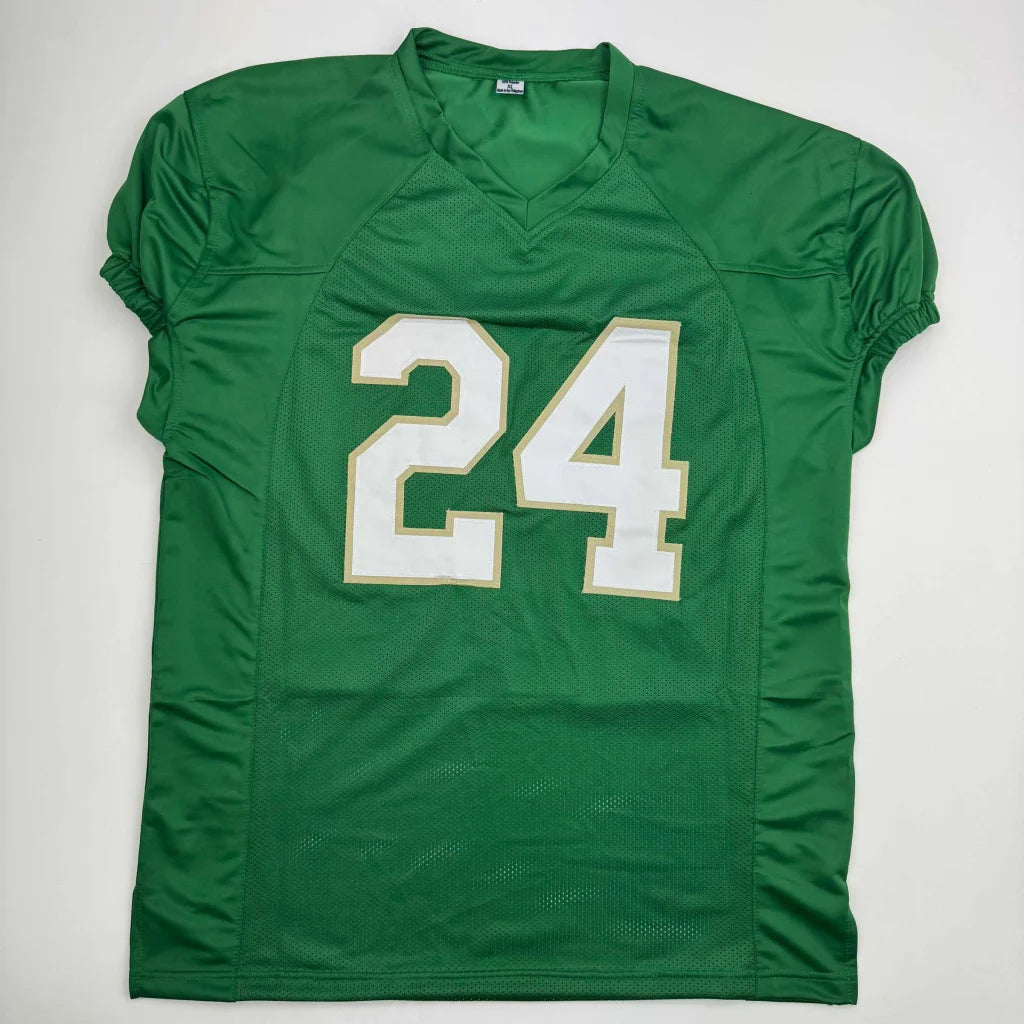 Autographed JaDarian Price Notre Dame Green College Football Jersey JSA COA | Authenticated Signed Sports Jersey | vintageantiquesgifts.com