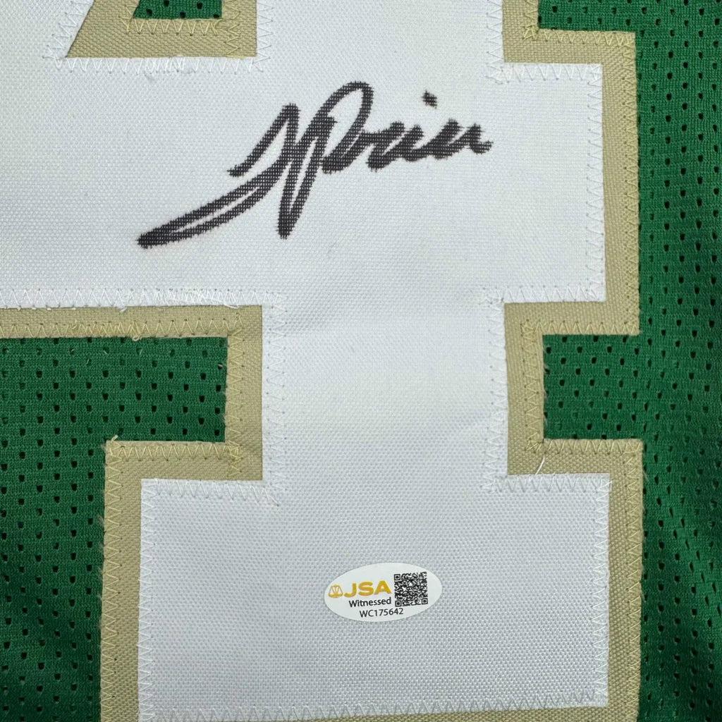 Autographed JaDarian Price Notre Dame Green College Football Jersey JSA COA | Authenticated Signed Sports Jersey | vintageantiquesgifts.com