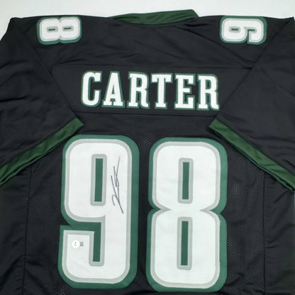 Custom jersey with Carter 98 autographed, perfect for sports league fans and collectors