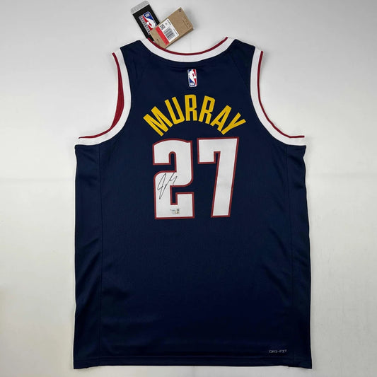 Autographed Jamal Murray Denver Nuggets Blue Authentic Swingman Basketball Jersey Fanatics COA | Hall of Fame Sports Memorabilia | vintageantiquesgifts.com