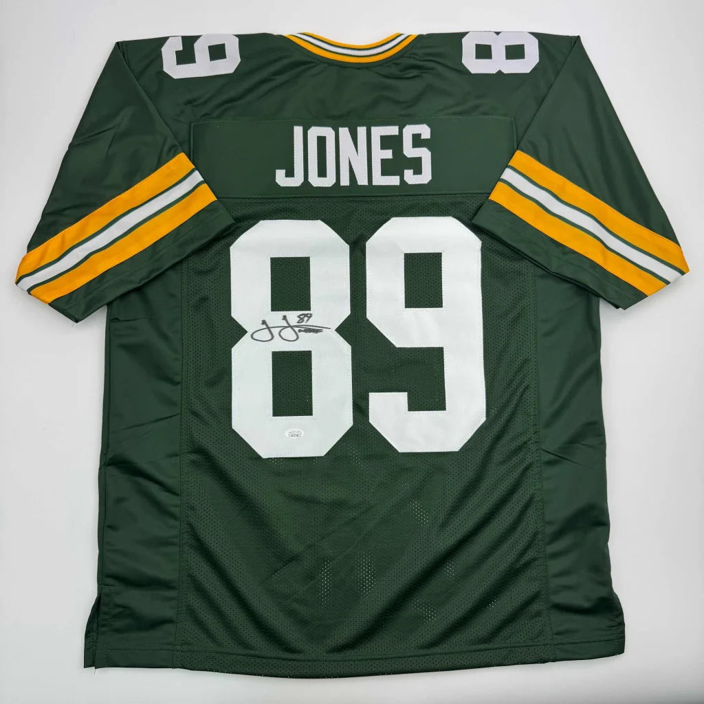 Green Bay Packers #89 James Jones autographed custom jersey from professional sports league
