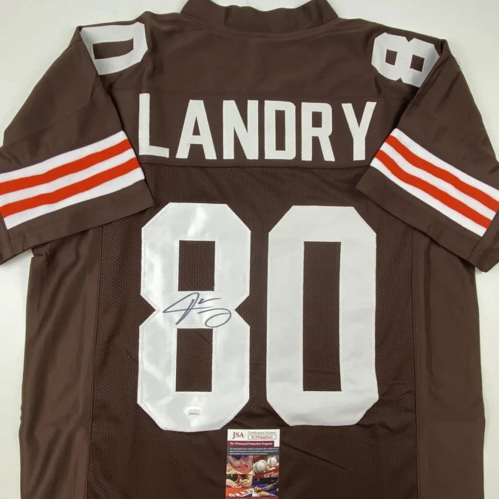 Autographed Jarvis Landry Cleveland Browns custom jersey, number 80