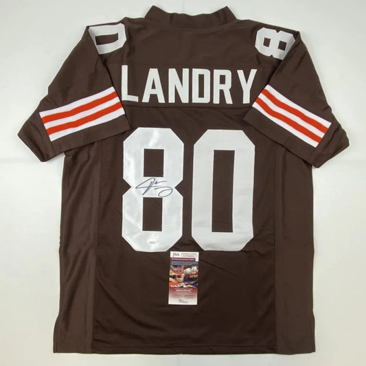 Autographed Jarvis Landry Cleveland Browns custom jersey with number 80
