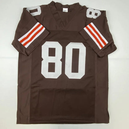 Autographed Jarvis Landry custom Cleveland Browns jersey with number 80