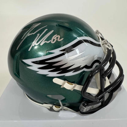 Autographed Jason Kelce Philadelphia Eagles Mini Football Helmet PSA COA | Hall of Fame Sports Memorabilia | vintageantiquesgifts.com