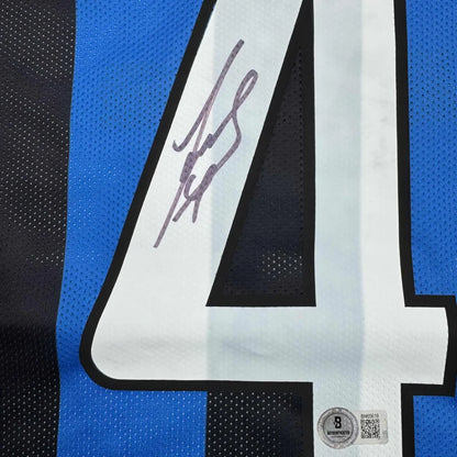 Autographed Javier Zanetti Inter Milan Soccer Futbol Jersey Beckett BAS COA | Authenticated Signed Sports Jersey | vintageantiquesgifts.com