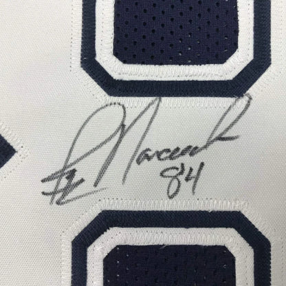 Autographed NOVACEK 84 custom jersey with number 84, perfect for sports league fans