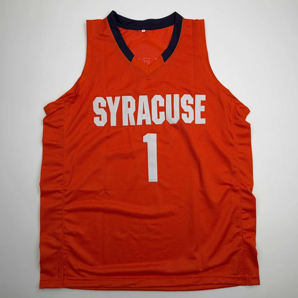 Autographed Jim Boeheim Syracuse Orange Coach College Basketball Jersey JSA COA | Authenticated Signed Sports Jersey | vintageantiquesgifts.com