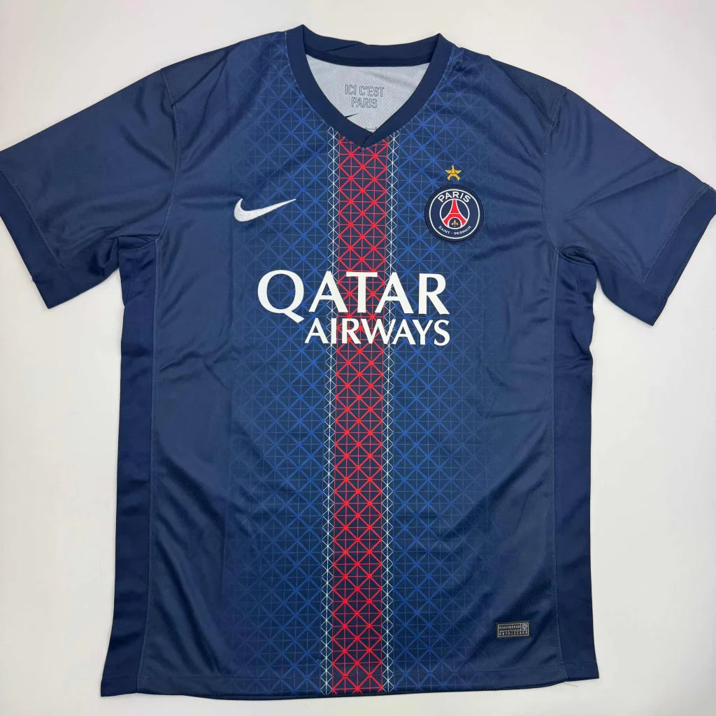 Autographed Joao Neves PSG Paris Saint Germain Blue Soccer Futbol Jersey Beckett BAS COA | Authenticated Signed Sports Jersey | vintageantiquesgifts.com