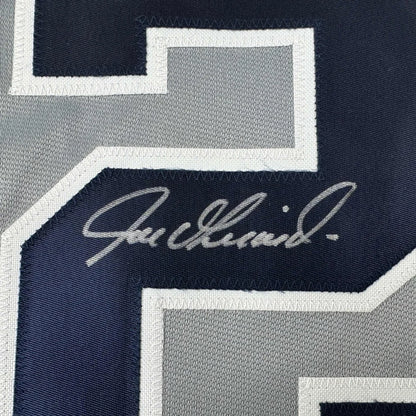 Autographed Joe Girardi New York Yankees gray custom jersey in professional sports league