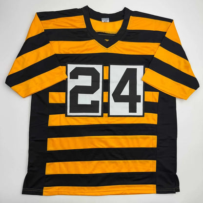 Autographed Joey Porter Jr. Pittsburgh Bumble Bee Football Jersey JSA COA | Authenticated Signed Sports Jersey | vintageantiquesgifts.com
