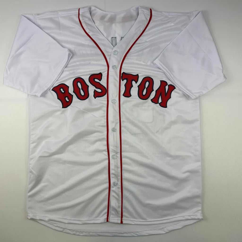 Autographed Jonathan Papelbon Boston White Baseball Jersey JSA COA | Authenticated Signed Sports Jersey | vintageantiquesgifts.com