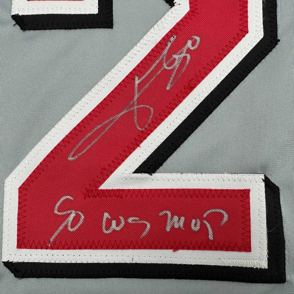 Autographed jersey number 2 from Authentic RIJO Custom Jersey for professional sports fans