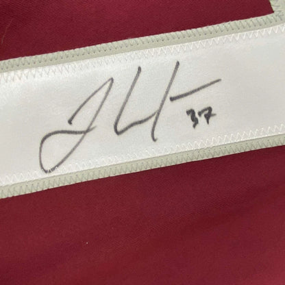 Autographed JT J.T. Compher Colorado Maroon Hockey Jersey PSA/DNA COA | Authenticated Signed Sports Jersey | vintageantiquesgifts.com
