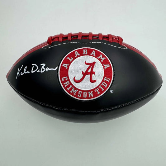 Autographed Kalen DeBoer Alabama Crimson Tide Full Size Black Logo College Football JSA COA | Hall of Fame Sports Memorabilia | vintageantiquesgifts.com