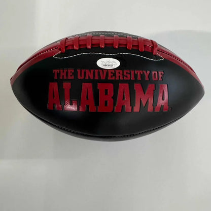 Autographed Kalen DeBoer Alabama Crimson Tide Full Size Black Logo College Football JSA COA | Certified Authentic Signed Memorabilia | vintageantiquesgifts.com