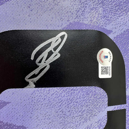 Autographed Karim Benzema Real Madrid 2022-23 Purple Soccer Jersey Beckett BAS COA | Authenticated Signed Sports Jersey | vintageantiquesgifts.com