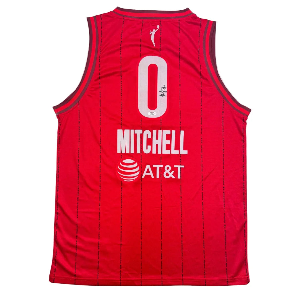 Autographed Kelsey Mitchell Indiana Red Basketball Jersey PSA COA | Hall of Fame Sports Memorabilia | vintageantiquesgifts.com