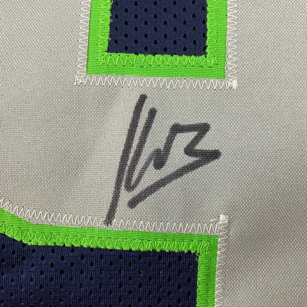 Autographed custom jersey from a professional sports league collectible