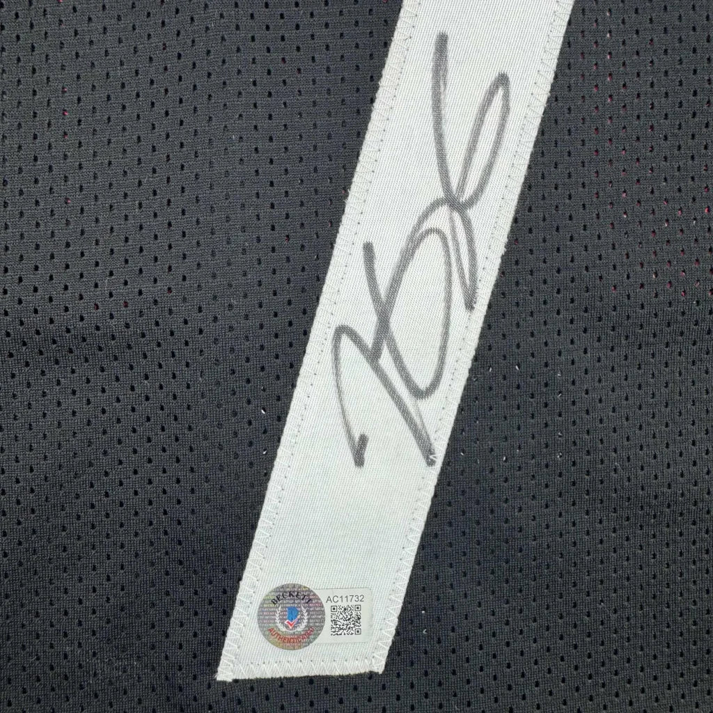 Kevin Durant autographed Houston black custom jersey Beckett BAS tag