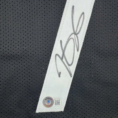 Kevin Durant autographed Houston black custom jersey Beckett BAS tag