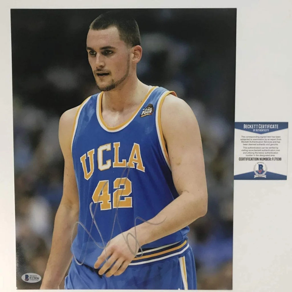Autographed Kevin Love UCLA Bruins 11x14 College Basketball Photo JSA COA | Hall of Fame Sports Memorabilia | vintageantiquesgifts.com