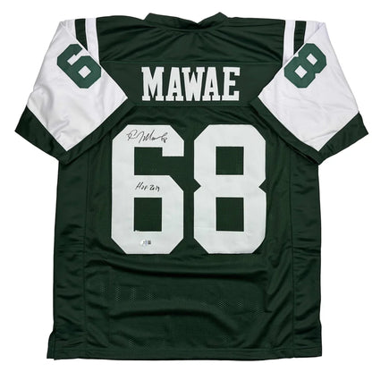 Autographed Kevin Mawae HOF 2019 New York Jets custom jersey