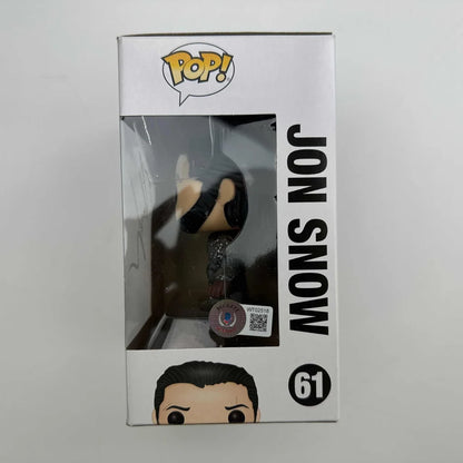 Autographed Kit Harington Jon Snow #61 Game of Thrones Funko Pop in box