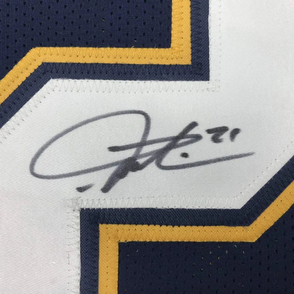 Autographed LaDainian Tomlinson custom San Diego Chargers jersey JSA COA