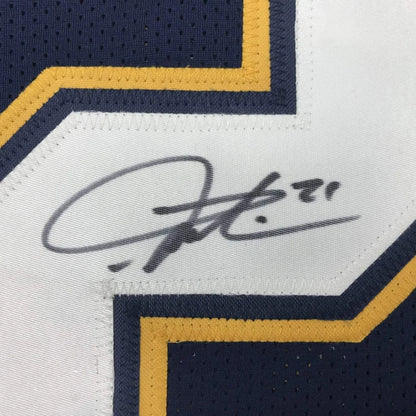 Autographed LaDainian Tomlinson custom San Diego Chargers jersey JSA COA