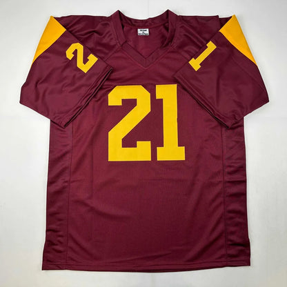 Autographed LenDale White USC Southen Cal Maroon College Football Jersey JSA COA | Authenticated Signed Sports Jersey | vintageantiquesgifts.com