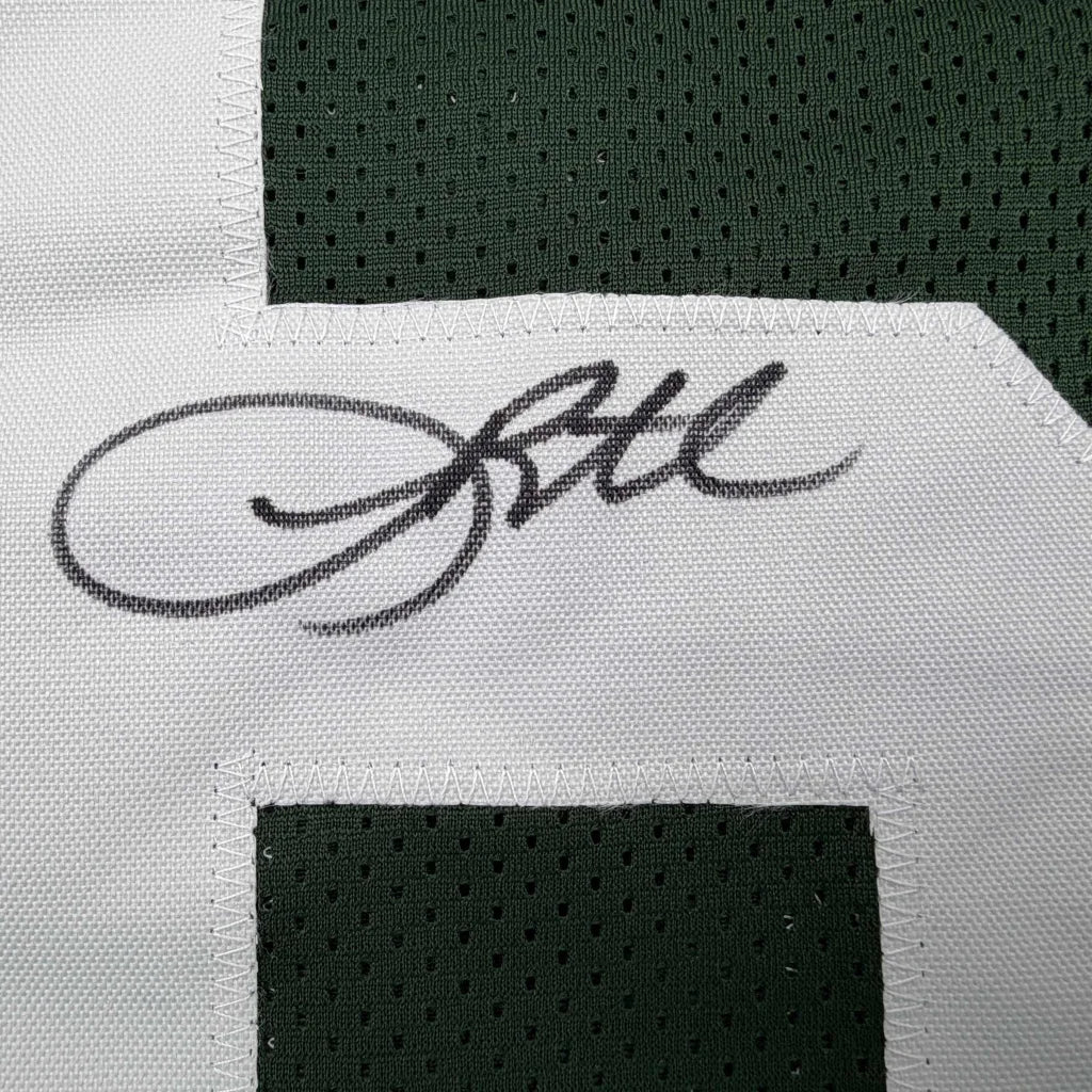 Autographed Leroy Butler Green Bay Green Football Jersey Beckett BAS COA | Authenticated Signed Sports Jersey | vintageantiquesgifts.com
