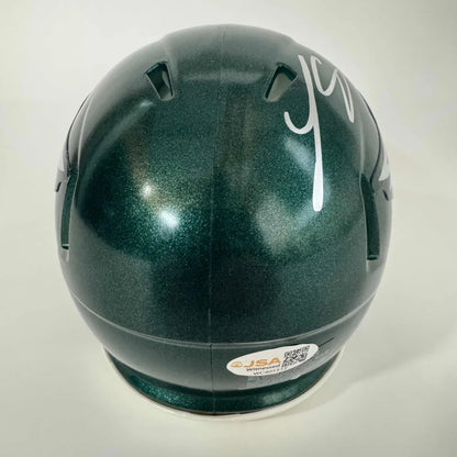 Autographed LeSean McCoy Philadelphia Eagles Mini Football Helmet JSA COA | Authenticated Signed Sports Memorabilia | vintageantiquesgifts.com