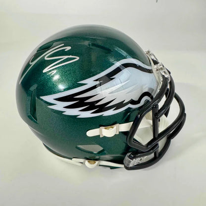 Autographed LeSean McCoy Philadelphia Eagles Mini Football Helmet JSA COA | Hall of Fame Sports Memorabilia | vintageantiquesgifts.com