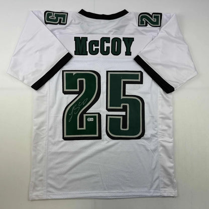 Authentic McCoy 25 custom jersey from Professional Sports League with autograph on number 2