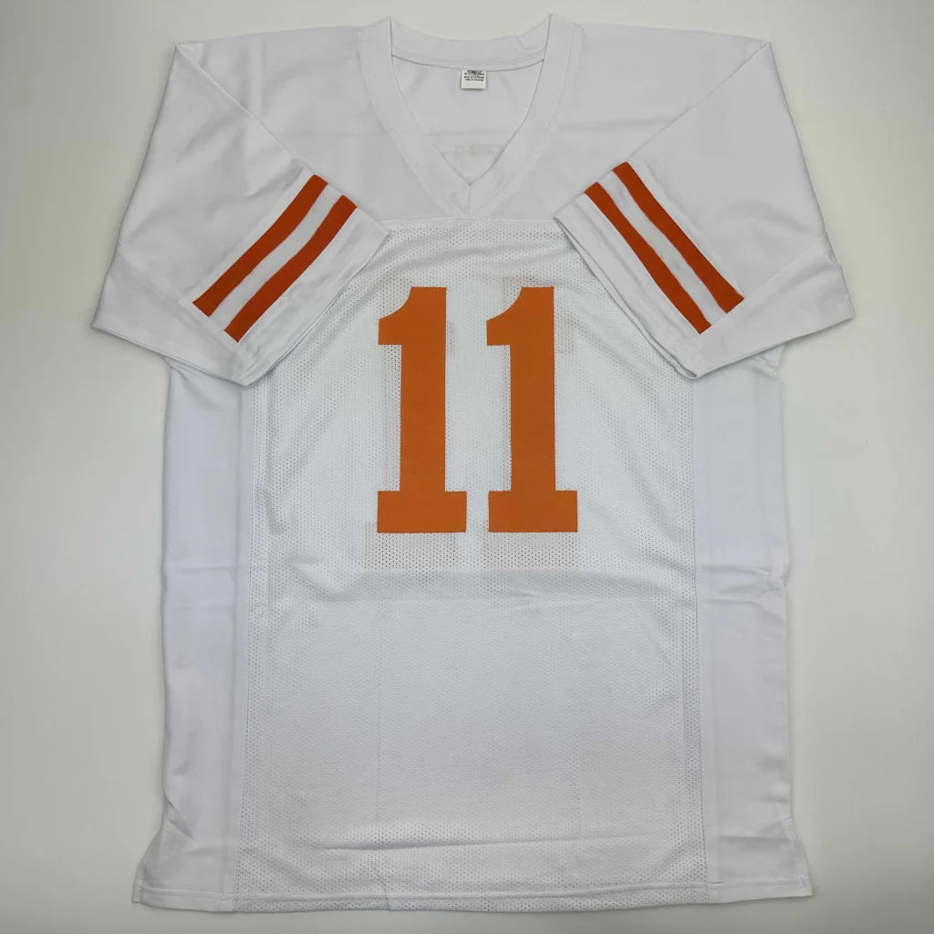 Autographed Major Applewhite Texas White College Football Jersey JSA COA | Authenticated Signed Sports Jersey | vintageantiquesgifts.com