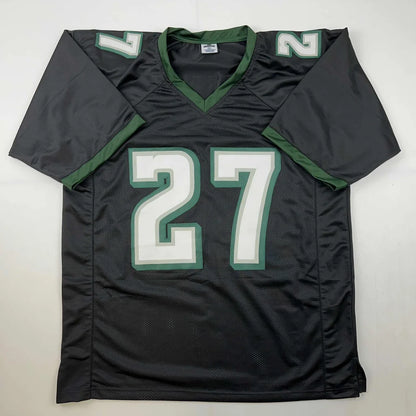 Black and green custom jersey with number 27 from Jenkins, a pro sports league collectible