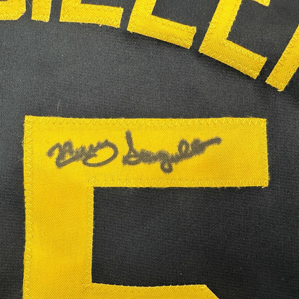 Autographed Manny Sanguillen Pittsburgh Black Baseball Jersey JSA COA | Authenticated Signed Sports Jersey | vintageantiquesgifts.com