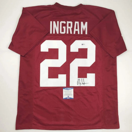 Autographed Mark Ingram Alabama Crimson Tide jersey back, number 22