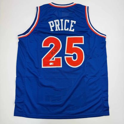 Autographed Mark Price Cleveland Blue Basketball Jersey Beckett BAS COA | Hall of Fame Sports Memorabilia | vintageantiquesgifts.com