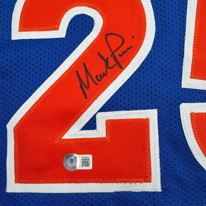 Autographed Mark Price Cleveland Blue Basketball Jersey Beckett BAS COA | Authenticated Signed Sports Jersey | vintageantiquesgifts.com