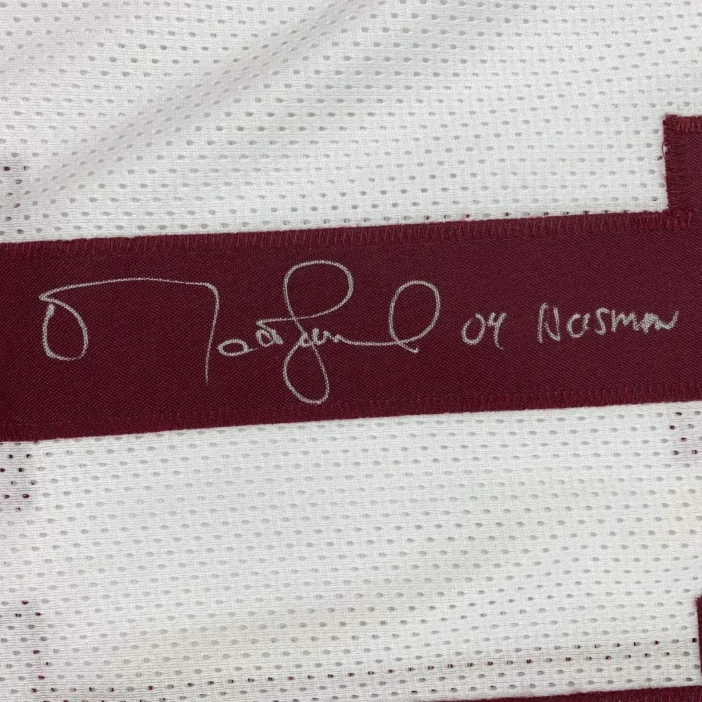 Autographed Matt Leinart 04 Heisman USC Southen Cal White College Football Jersey JSA COA | Authenticated Signed Sports Jersey | vintageantiquesgifts.com