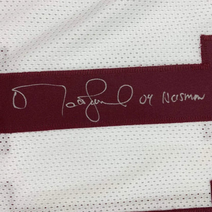 Autographed Matt Leinart 04 Heisman USC Southen Cal White College Football Jersey JSA COA | Authenticated Signed Sports Jersey | vintageantiquesgifts.com