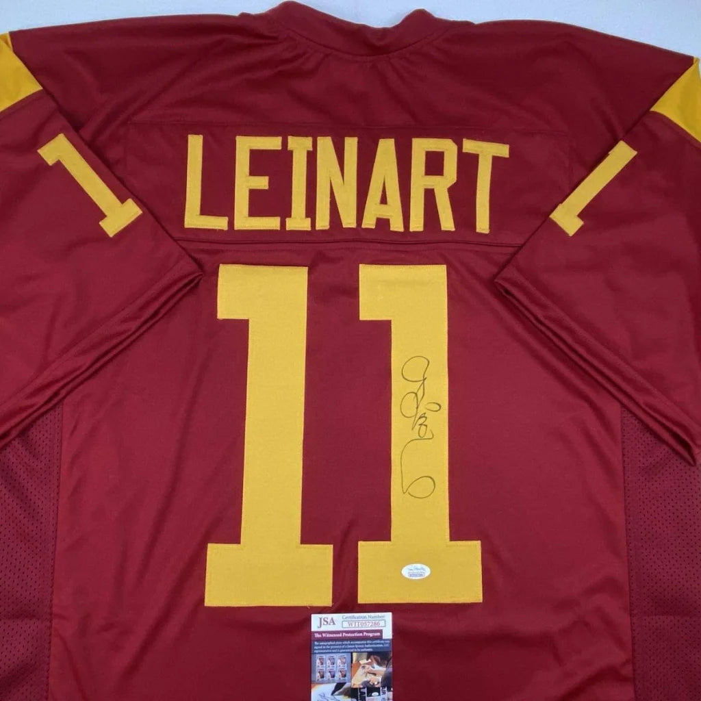 Autographed Matt Leinart USC Southern Cal Red College Football Jersey JSA COA | Certified Authentic Signed Memorabilia | vintageantiquesgifts.com