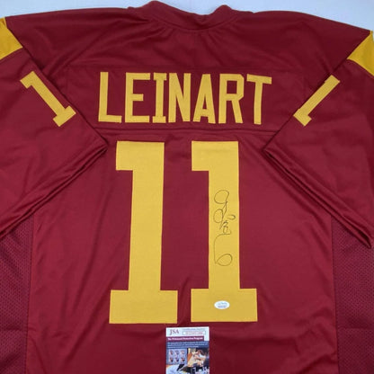 Autographed Matt Leinart USC Southern Cal Red College Football Jersey JSA COA | Certified Authentic Signed Memorabilia | vintageantiquesgifts.com
