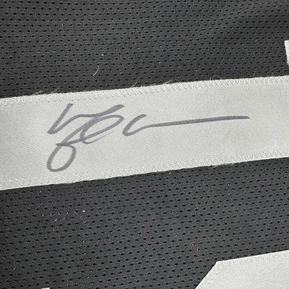 Autographed Michael Crabtree Oakland Las Vegas Black Football Jersey JSA COA | Authenticated Signed Sports Jersey | vintageantiquesgifts.com