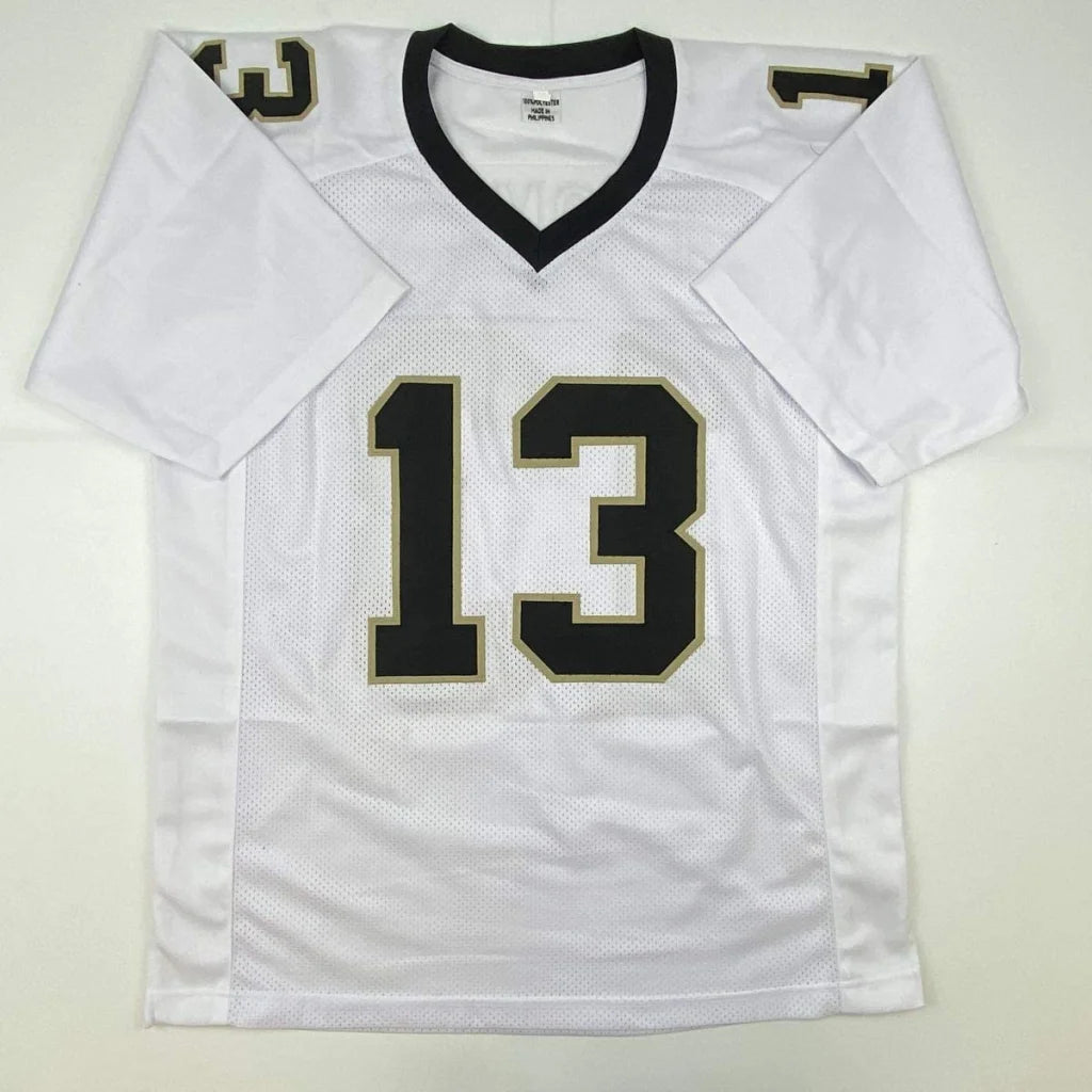 Autographed Michael Thomas New Orleans White Football Jersey JSA COA | Authenticated Signed Sports Jersey | vintageantiquesgifts.com
