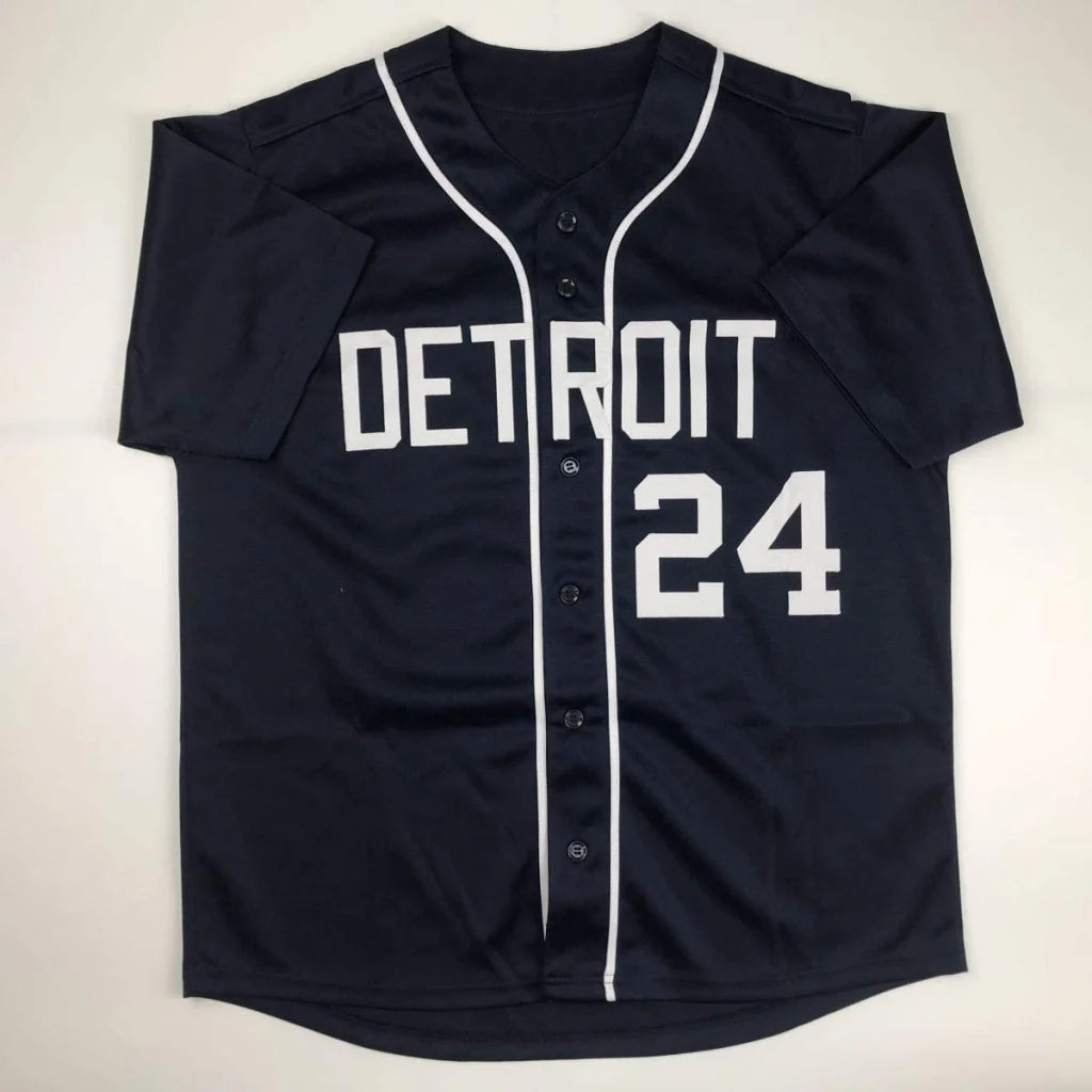 Autographed Miguel Cabrera Detroit Tigers custom jersey, number 24