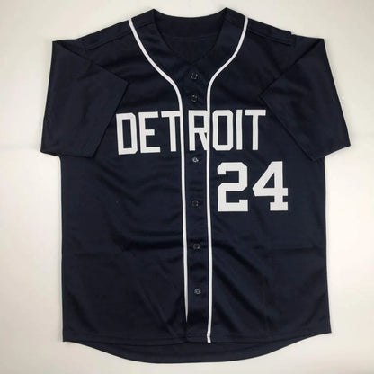 Autographed Miguel Cabrera Detroit Tigers custom jersey, number 24