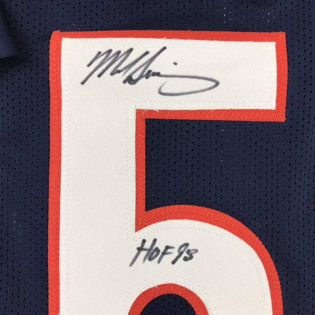Autographed Mike Singletary HOF 98 Chicago Blue Football Jersey JSA COA | Authenticated Signed Sports Jersey | vintageantiquesgifts.com